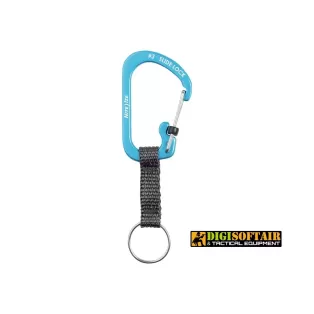 Nite ize Slidelock keyring 3 aluminum Blu CSLAW3-03