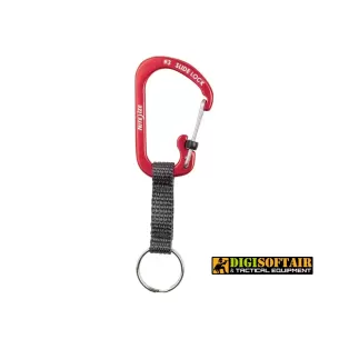 Nite ize Slidelock keyring 3 aluminum Red CSLAW3-10