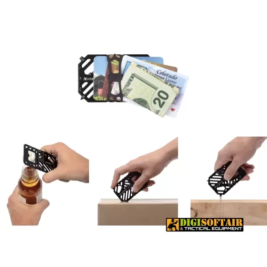 Nite Ize Financial tool multitool wallet black FTM2-01-R7