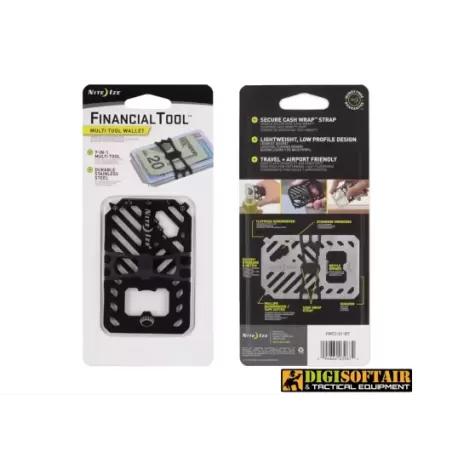 Nite Ize Financial tool multitool wallet black FTM2-01-R7