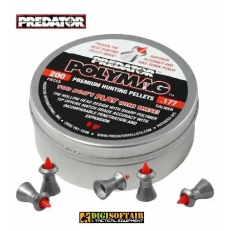 JSB Pelletts Predator Polimag CAL 4.5 CZ X 200 1001-01-200