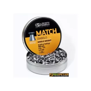 Piombini Jsb Diabolo Match Middle Yellow 500pz 4.5mm 0,52g 2