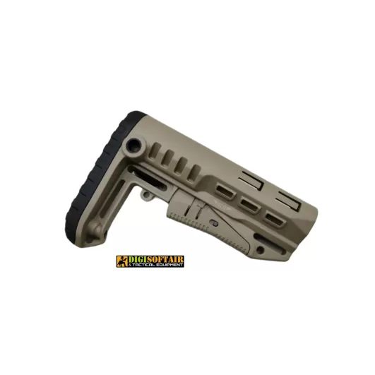 DLG Tactical Buttstock TBS Compact Mil Spec Dark Earth DLG-130