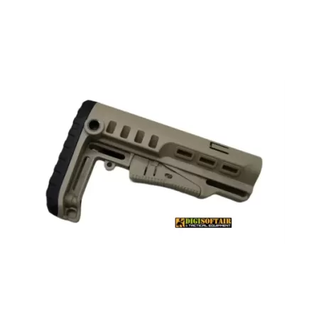 DLG Tactical Buttstock TBS Tactical Mil Spec Dark Earth DLG-087