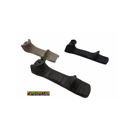 DLG Tactical Hand Stop and QD mount for Picatinny rail Dark