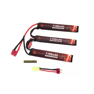 Evolution Li-Po Ultra Power 11.1V 1100mAh 20C - 40C 3 x mm