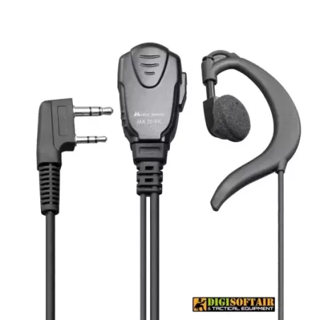 Midland Kenwood MA21 XK type connector radio headset C709.06 Midland Kenwood MA21 XK type connector radio headset C709.06
