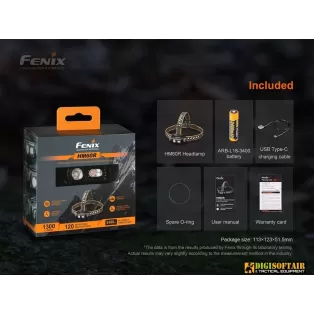 Fenix HM60R Rechargeable Headlamp 1300 lumens 2