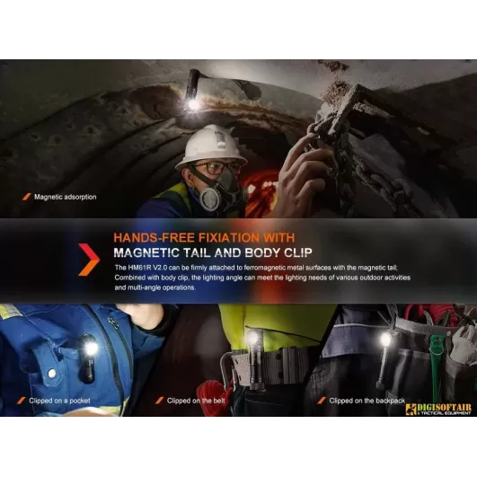 Fenix HM61R Rechargeable Headlamp 1600 lumens