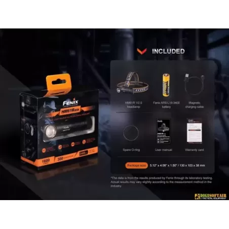 Fenix HM61R Rechargeable Headlamp 1600 lumens