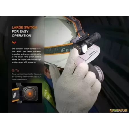 Fenix HM61R Rechargeable Headlamp 1600 lumens