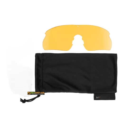 Swiss Eye Raptor black glasses, set with 3 lenses