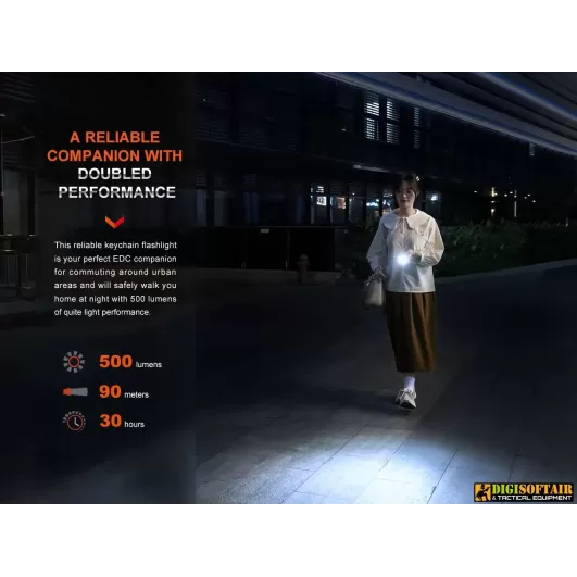 Fenix E03R V2 Keychain Flashlight 500 lumens