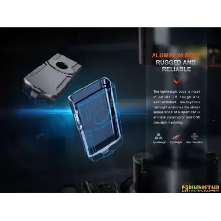 Fenix E03R V2 Keychain Flashlight 500 lumens