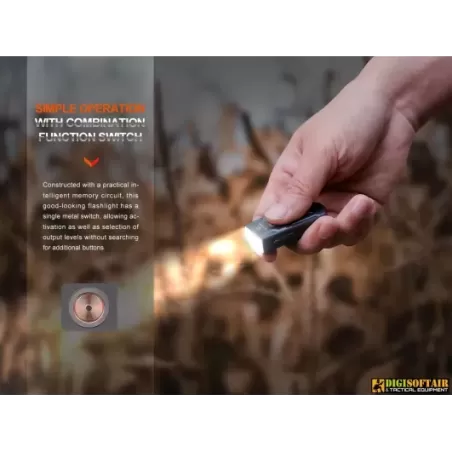 Fenix E03R V2 Torcia portachiavi da 500 lumen