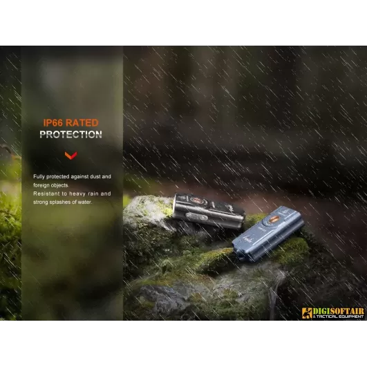 Fenix E03R V2 Torcia portachiavi da 500 lumen