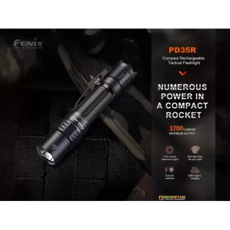 Fenix PD35 V3 Led Flashlight 1700 Lumens