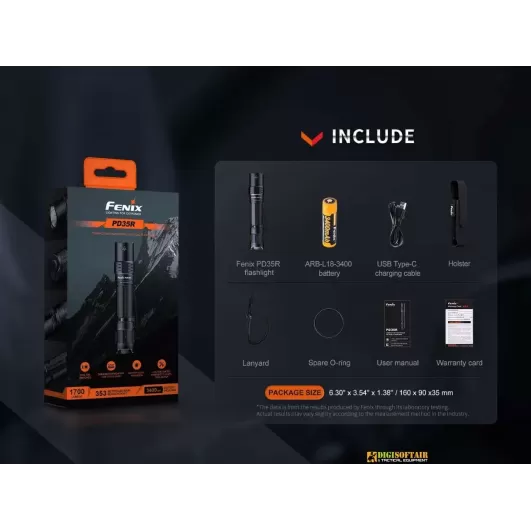 Fenix PD35 V3 Led Flashlight 1700 Lumens