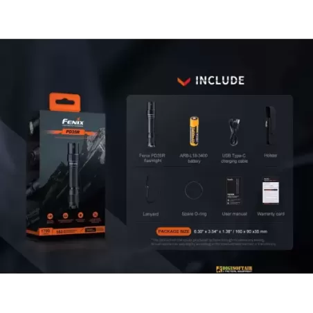 Fenix PD35 V3 Led Flashlight 1700 Lumens