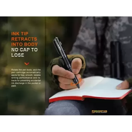 Penna Tattica Fenix T6, colore Nero