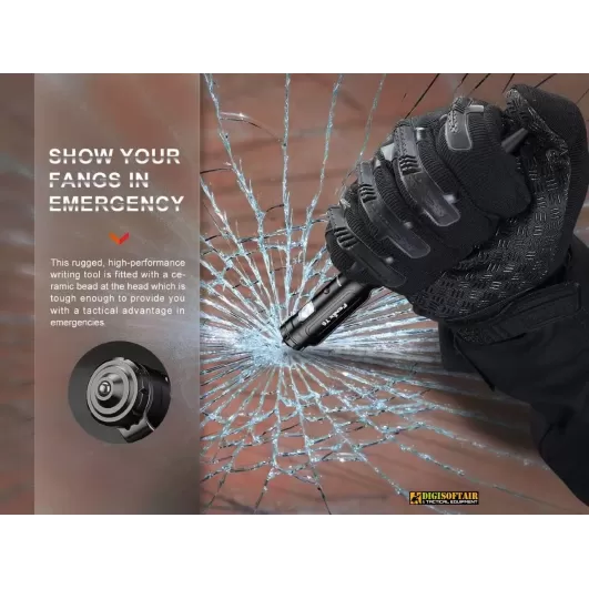 Penna Tattica Fenix T6, colore Nero