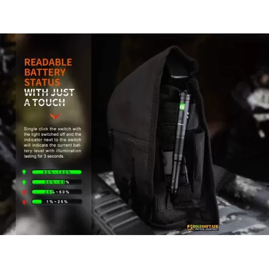 Tactical Pen Fenix T6, Black colour