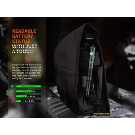 Penna Tattica Fenix T6, colore Nero