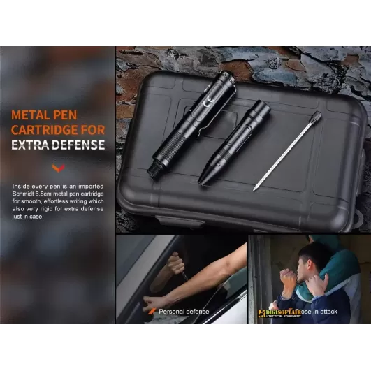 Penna Tattica Fenix T6, colore Nero