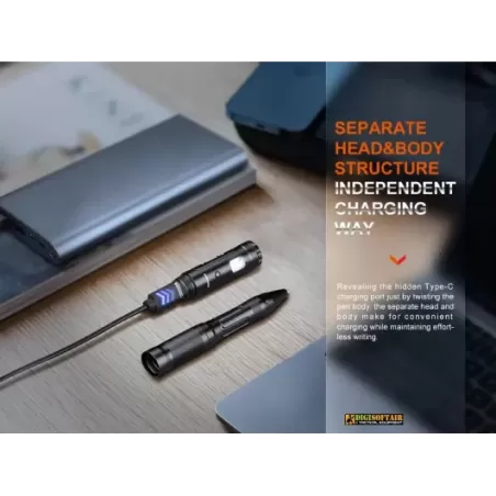 Penna Tattica Fenix T6, colore Nero