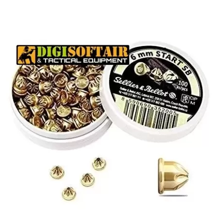 6mm CARTUCCE A SALVE 100pcs sellier & bellot