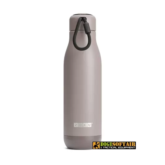 ZOKU Borraccia Termica in Acciaio 750ml Grigio chiaro