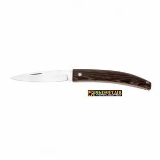 Gobbo Abruzzese lama satinata Wengè 20cm, coltello artigianale