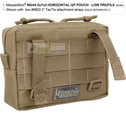 5x7x2 HORIZONTAL GP Pouch KHAKI Maxpedition