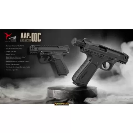 Action Army AAP01-C Assassin Gbb Pistol Black Action Army AAP01-C Assassin Gbb Pistol Black
