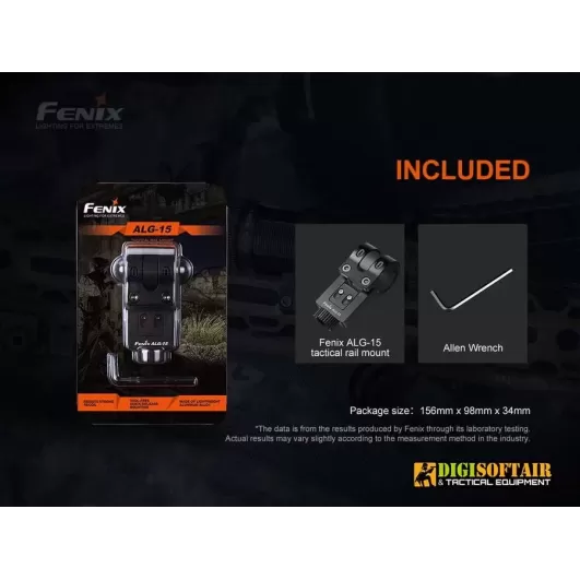 Fenix ALG-15 Picatinny Rail Mount Flashlight