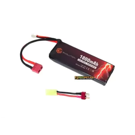 Evolution Li-Po Ultra Power 7.4V 1800mAh 20C - 40C Peak (mm Evolution Li-Po Ultra Power 7.4V 1800mAh 20C - 40C Peak (mm