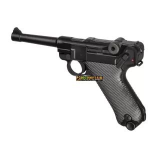 Lugher P08 Black We Pistola a gas 2