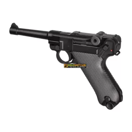 Lugher P08 Black We Pistola a gas Lugher P08 Black We Pistola a gas