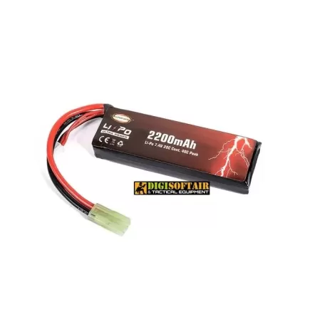 Evolution Li-Po Ultra Power 7.4V 2200mAh 20C - 40C Peak (mm