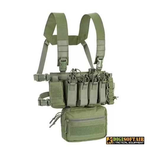 Combo Mini Chest Rig 900D Olive Drab Defcon 5, Outac Line