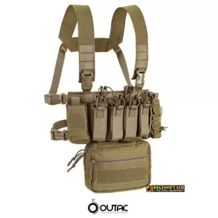 Mini Chest Rig 900D Coyote Tan Defcon 5, Outac Line OT-RC201