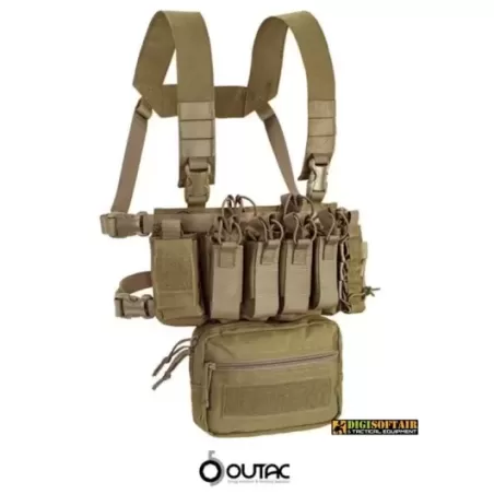 Mini Chest Rig 900D Coyote Tan Defcon 5, Outac Line OT-RC201