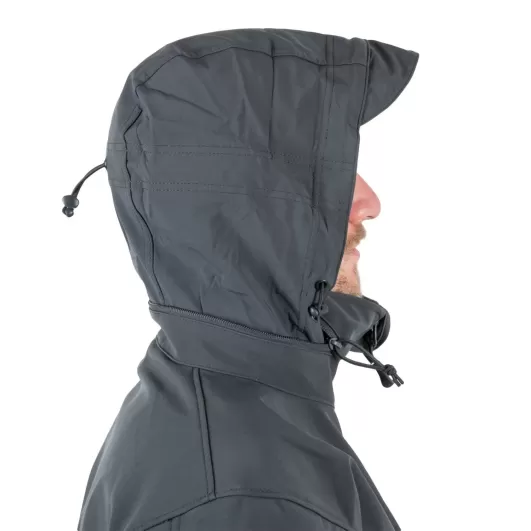 GUNFIGHTER Jacket Shark Skin WINDBLOCKER black Helikon Tex