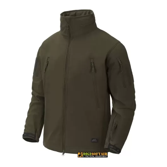 Gunfighter Jacket Shark Skin Windblocker Taiga Green Helikon Tex