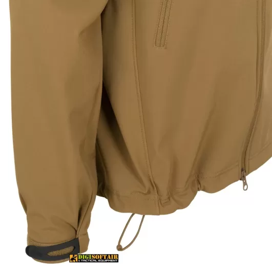 Gunfighter Jacket Shark Skin Windblocker Coyote brown Helikon