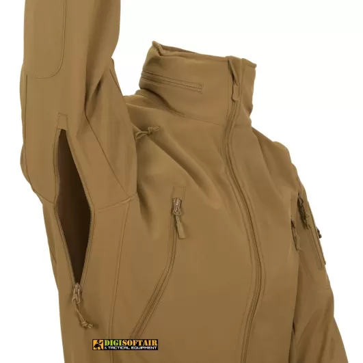 Gunfighter Jacket Shark Skin Windblocker Coyote brown Helikon