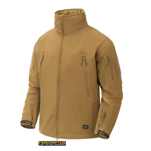 Gunfighter Jacket Shark Skin Windblocker Coyote brown Helikon