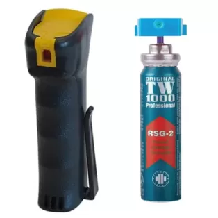 Professional Hot Pepper Spray TW1000 Man + inert recharge 2