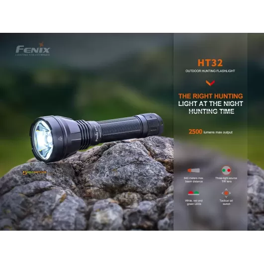 Fenix HT32 Hunting Outdoor Flashlight 2500 lumens