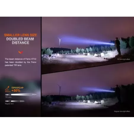 Fenix HT32 Torcia per Caccia e Outdoor 2500 lumens